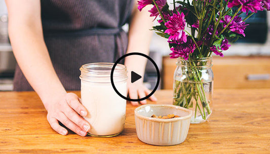 Make Your Own Almond Milk [video]