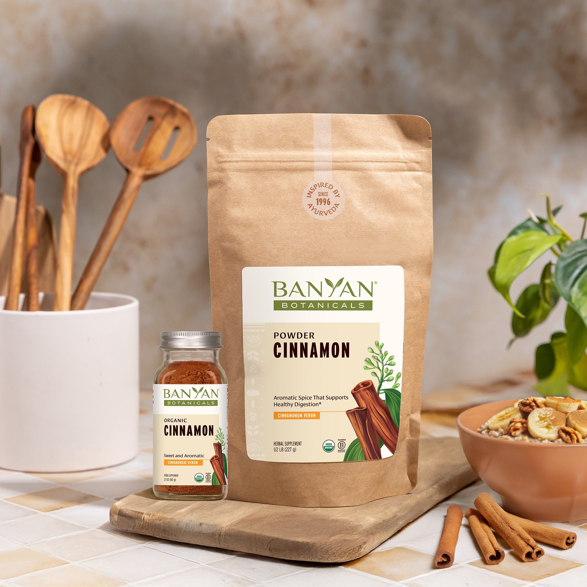 Cinnamon Powder on oatmeal