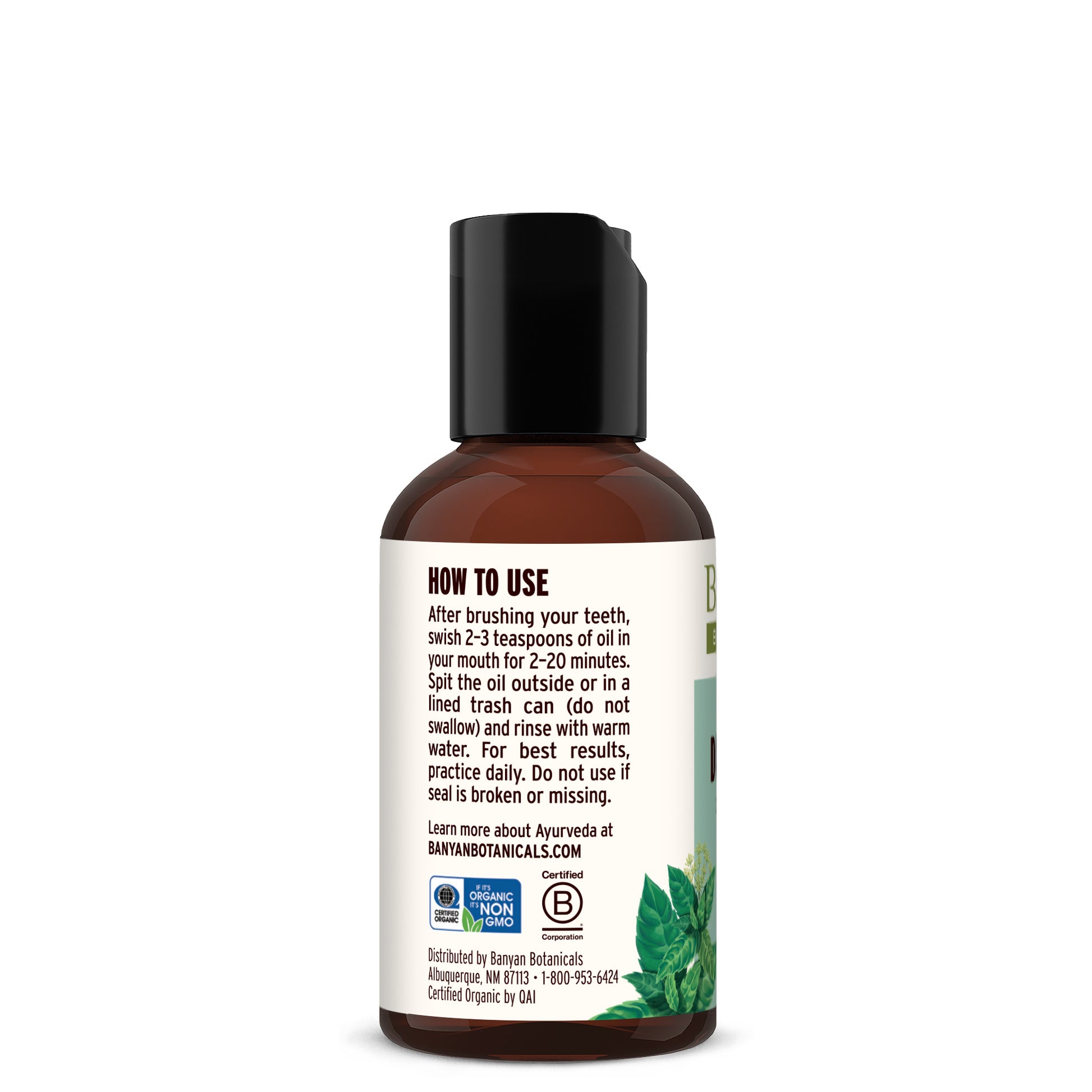 Travel | 2 fl oz: Daily Swish Oil Pulling Mint how to use