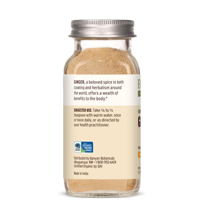 Spice Jar: side of jar showing suggested use