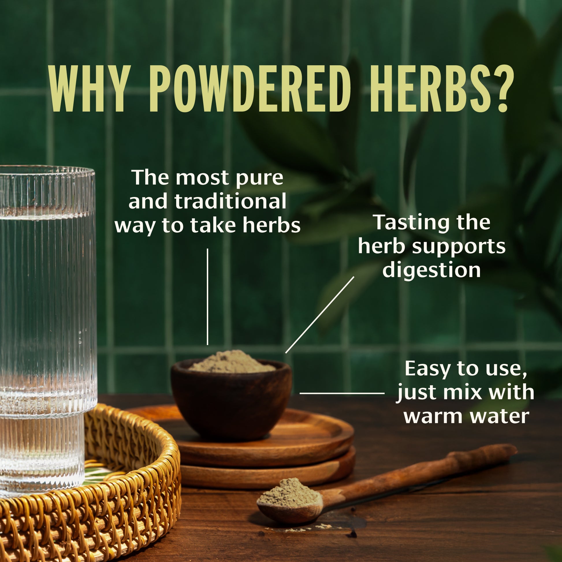 Benefits of powdered herbs