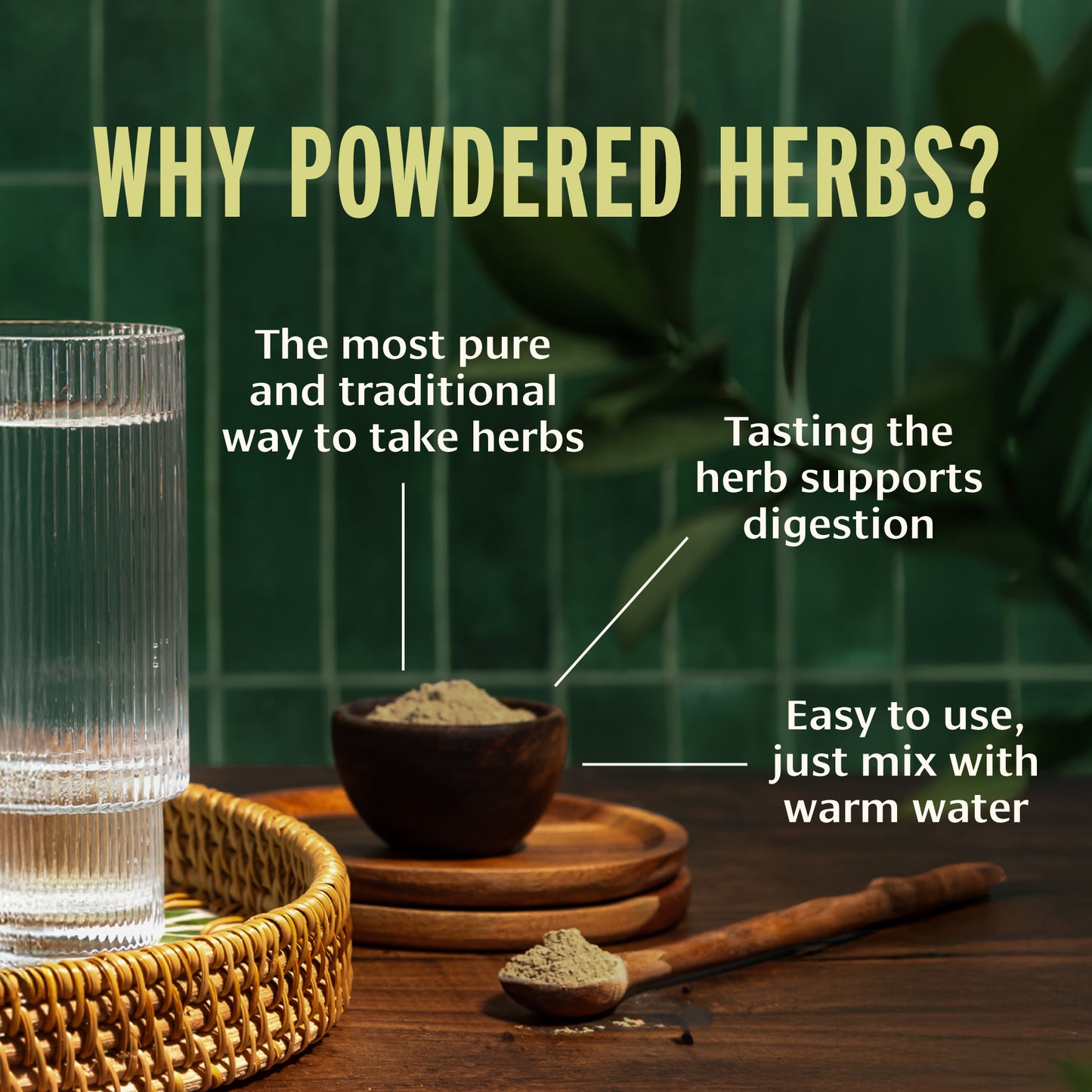 Benefits of powdered herbs