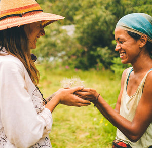 Working in the field