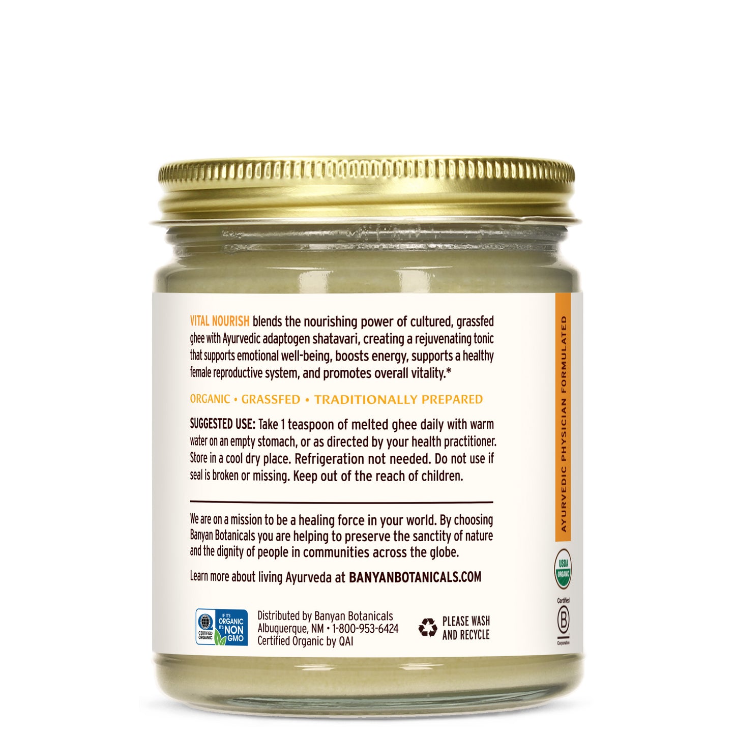 Vital Nourish Shatavari Ghee Suggested Use